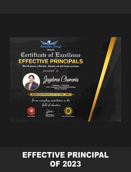 Effective Principal 2023